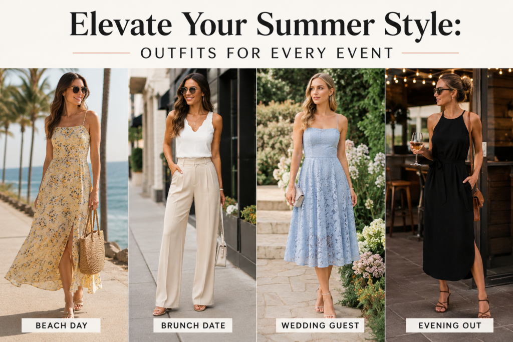 Elevate Your Summer Style: Outfits for Every Event