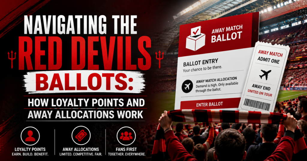 Navigating the Red Devils Ballots: How Loyalty Points and Away Allocations Work make it image according this image