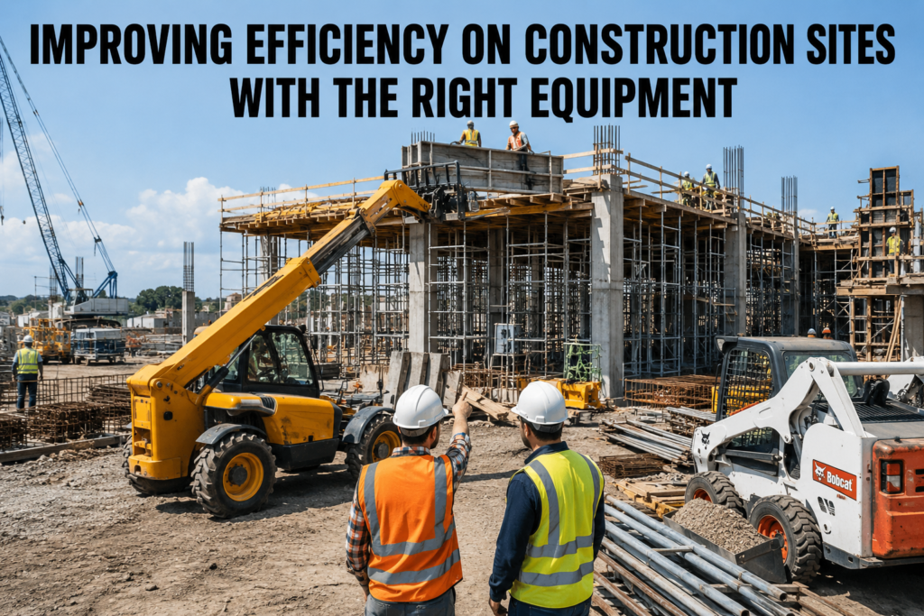 Improving Efficiency on Construction Sites with the Right Equipment