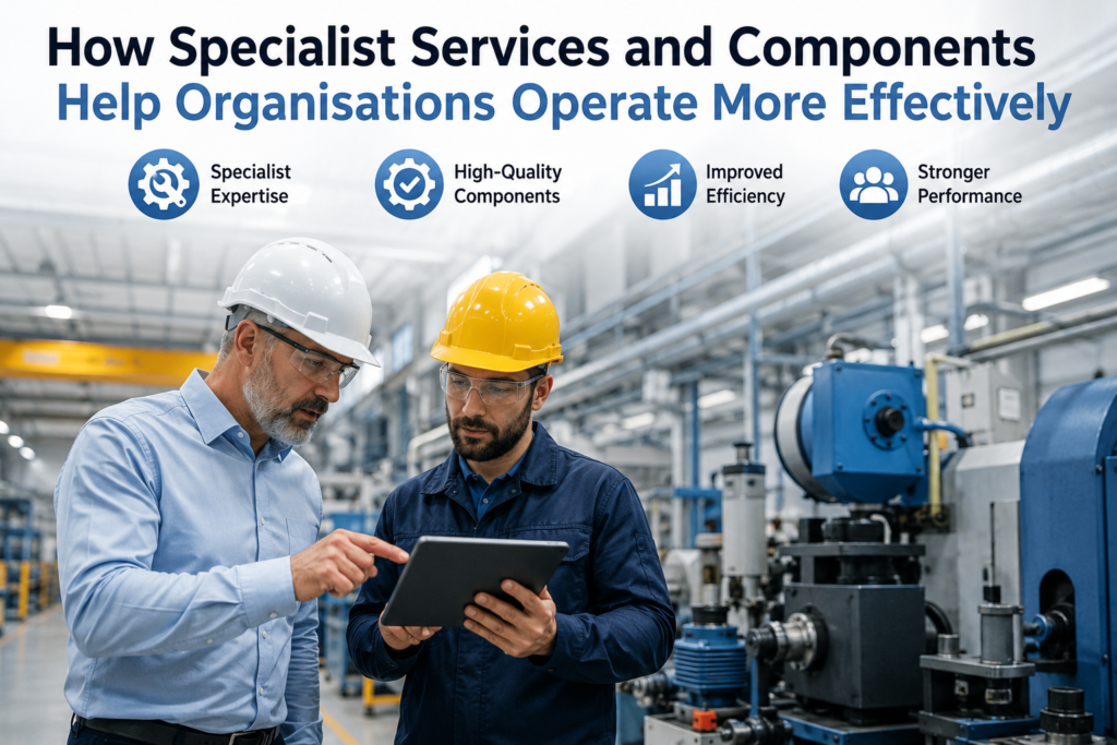 How Specialist Services and Components Help Organisations Operate More Effectively