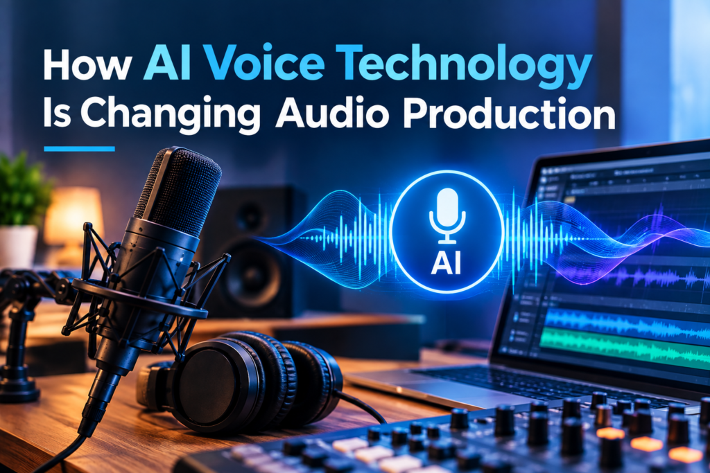 How AI Voice Technology Is Changing Audio Production